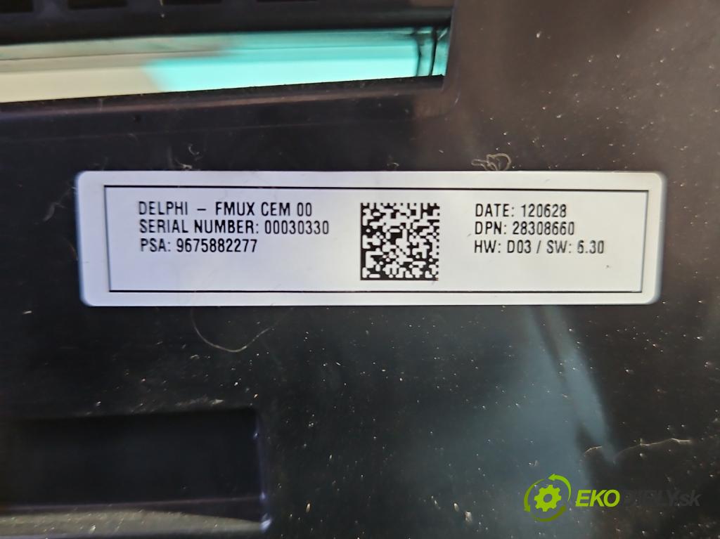 Citroen C4 II 2010-2017 1.6 HDi 111KM manual 82 kW 1560 cm3 5- panel kúrenia 9675882277