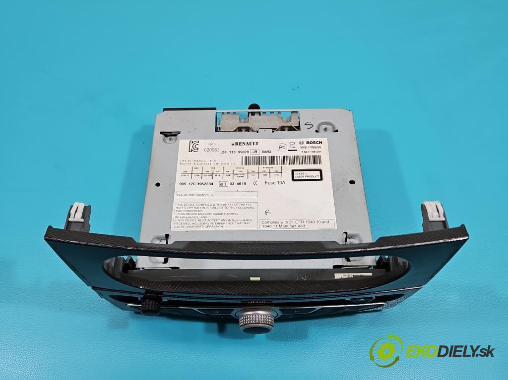 Renault Koleos I 2008-2016 2.0 dci 150 HP manual 110 kW 1995 cm3 5- Radio originál 281159507R