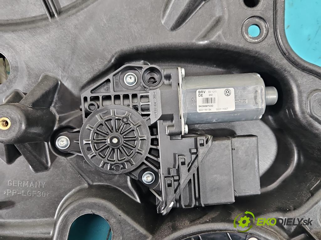 Vw Golf VI 2008-2013 1.4 TSI 122 hp manual 90 kW 1390 cm3 5- mechanismus stahování zadní levý 5K0959703D