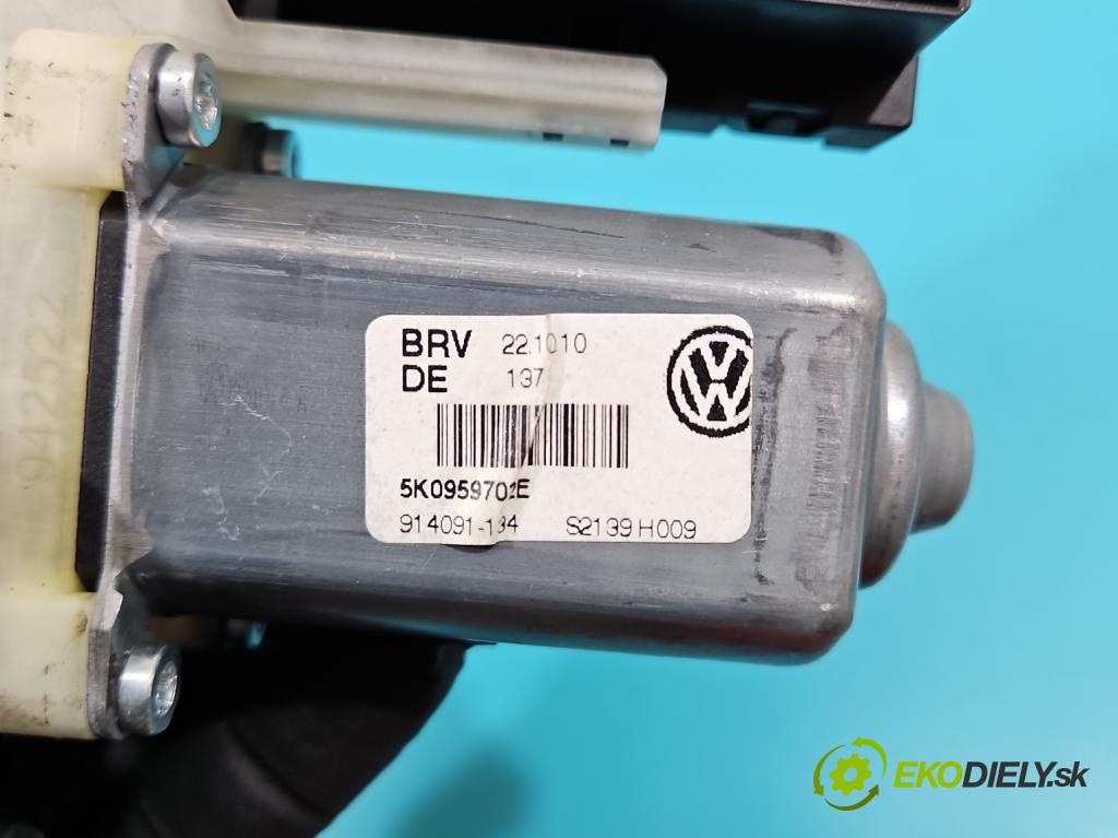 Vw Golf VI 2008-2013 1.4 TSI 122 hp manual 90 kW 1390 cm3 5- mechanismus stahování přední pravý 5K0959792A