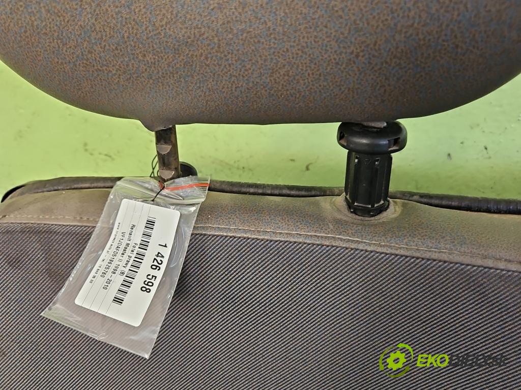 Renault Master II 1998-2010 2.8 TD 114 HP manual 84 kW 2799 cm3 5- Sedačka pravý  (Sedačka, sedadlo)