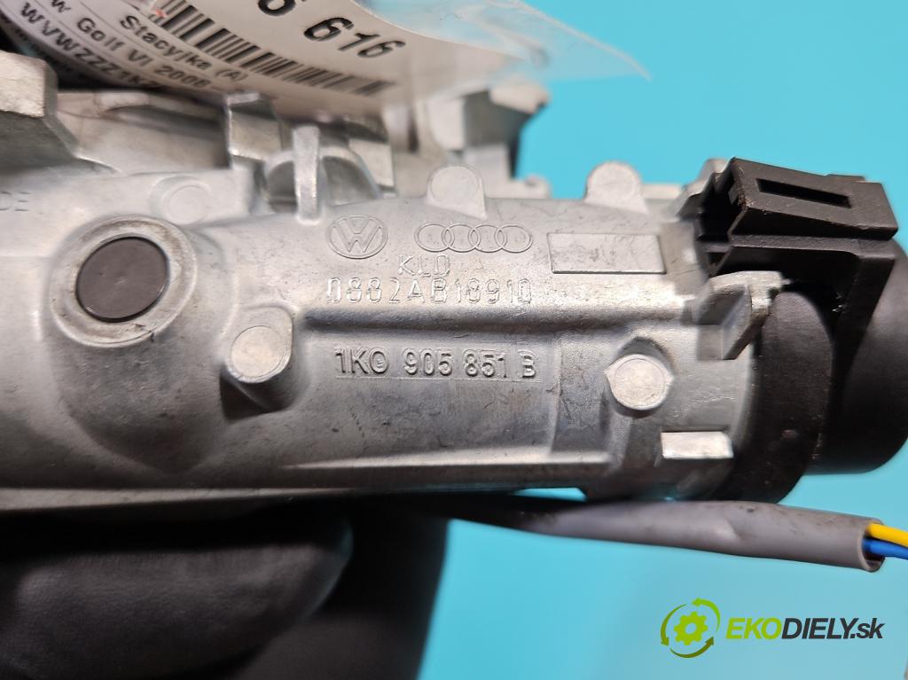 Vw Golf VI 2008-2013 1.4 TSI 122 HP manual 90 kW 1390 cm3 5- Spínačka 1K0905851B (Spínacie skrinky a kľúče)