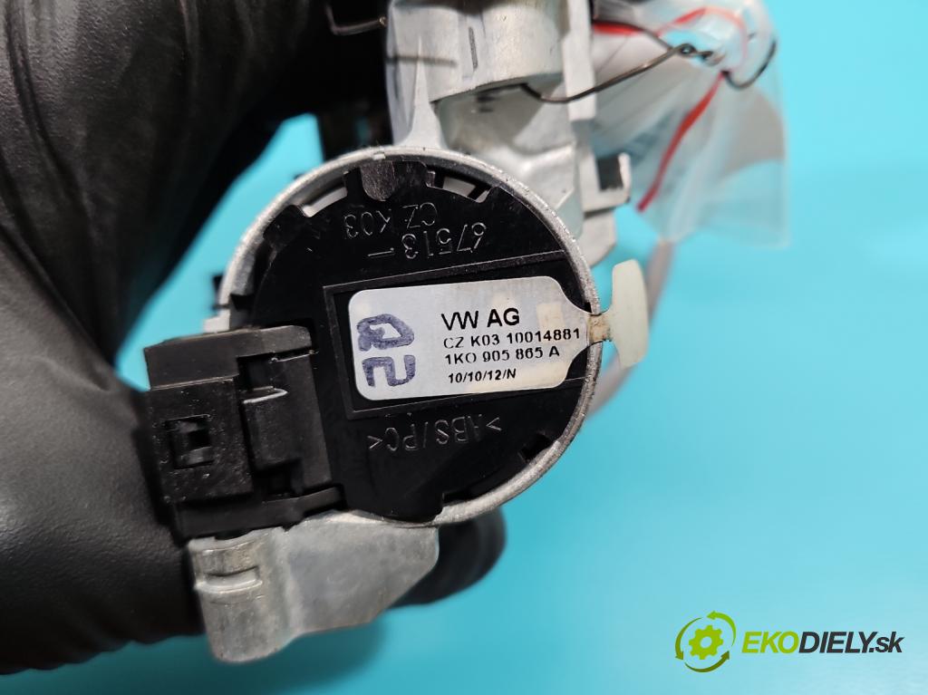 Vw Golf VI 2008-2013 1.4 TSI 122 HP manual 90 kW 1390 cm3 5- Spínačka 1K0905851B (Spínacie skrinky a kľúče)