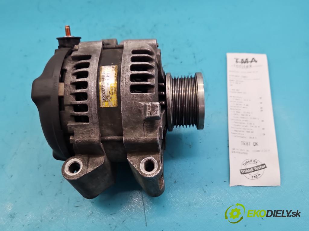 Toyota Rav4 III 2005-2012 2.2 D-CAT 177 HP manual 130 kW 2231 cm3 5- Alternator 27060-26030 (Alternátory)