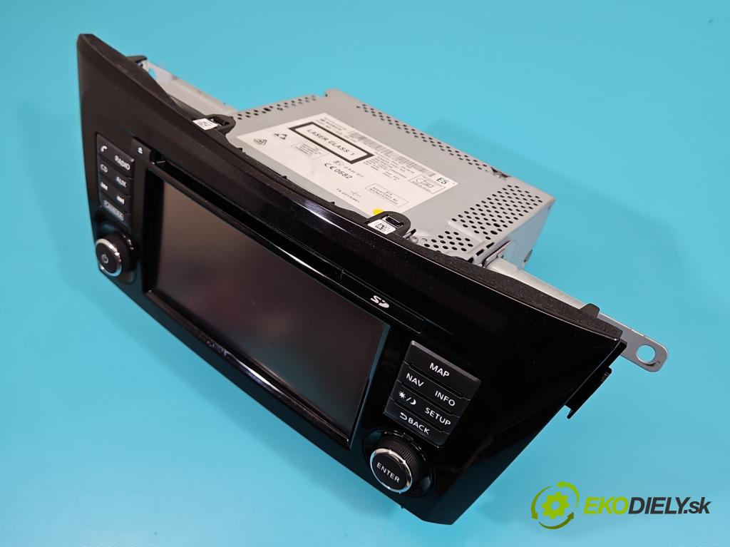 Nissan X-trail III T32 2013-2021 1.6 dci 131 HP manual 96 kW 1598 cm3 5- Radio originál 259154ET0A