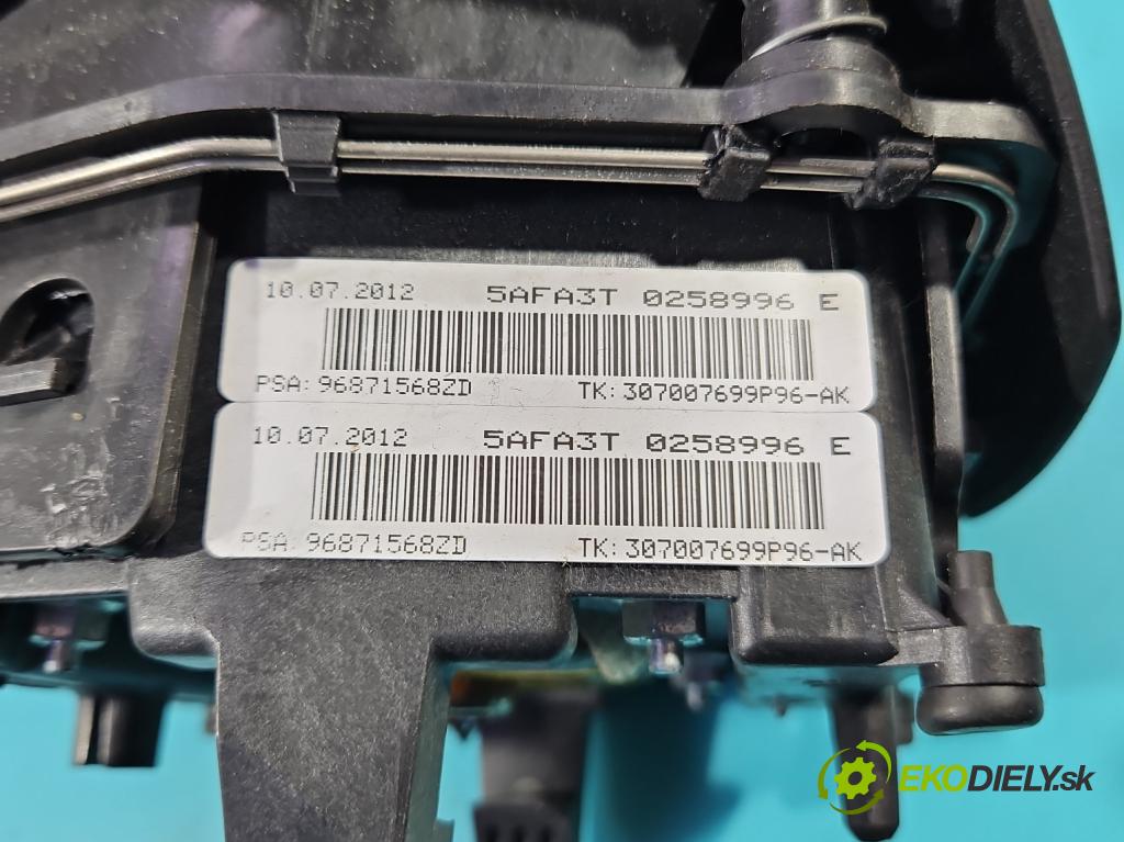 Citroen C4 II 2010-2017 1.6 HDi 111KM manual 82 kW 1560 cm3 5- airbag vzduch: Řidiči: 96871568ZD (Airbagy)