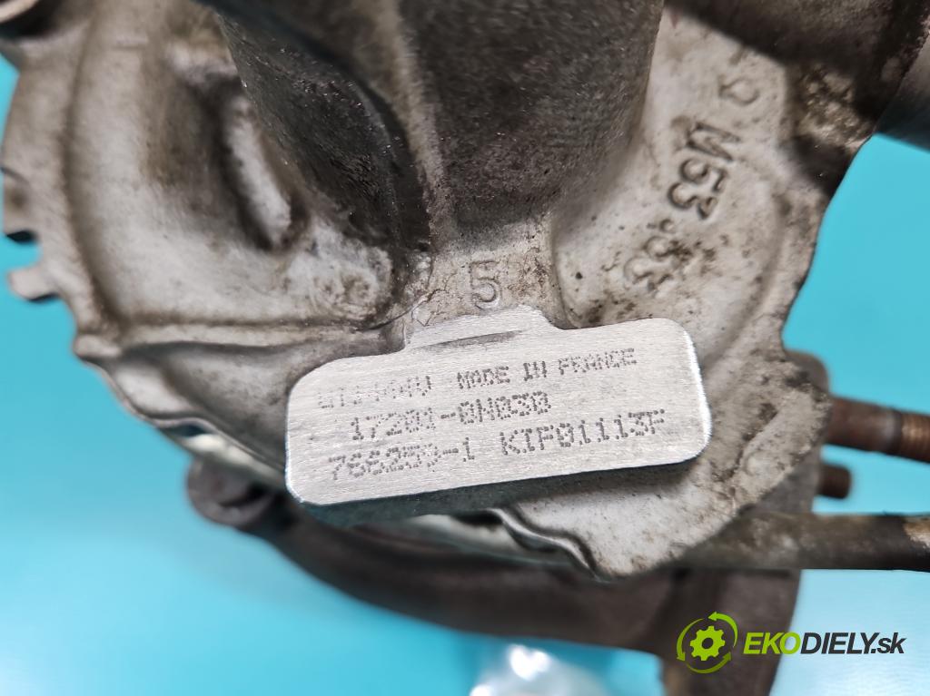 Toyota Yaris II 2005-2011 1.4 d4d 90 hp manual 66 kW 1364 cm3 5- Turbodmychadlo 766259-1 (Turbodúchadla (kompletní))