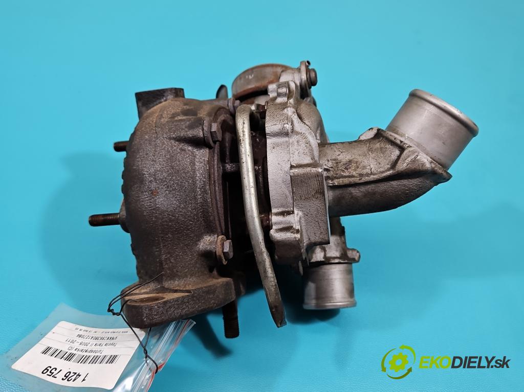 Toyota Yaris II 2005-2011 1.4 d4d 90 hp manual 66 kW 1364 cm3 5- Turbodmychadlo 766259-1 (Turbodúchadla (kompletní))