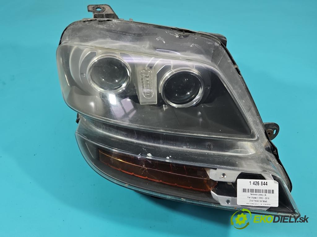 Fiat Ulysse II 2002-2010 2.0 16V 136 HP manual 100 kW 1997 cm3 5- Reflektor: pravý 1494323080 (Pravé)