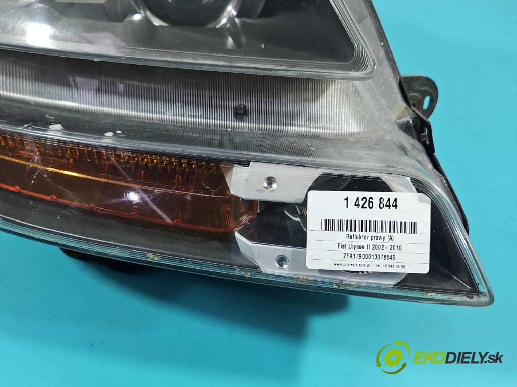 Fiat Ulysse II 2002-2010 2.0 16V 136 HP manual 100 kW 1997 cm3 5- Reflektor: pravý 1494323080 (Pravé)