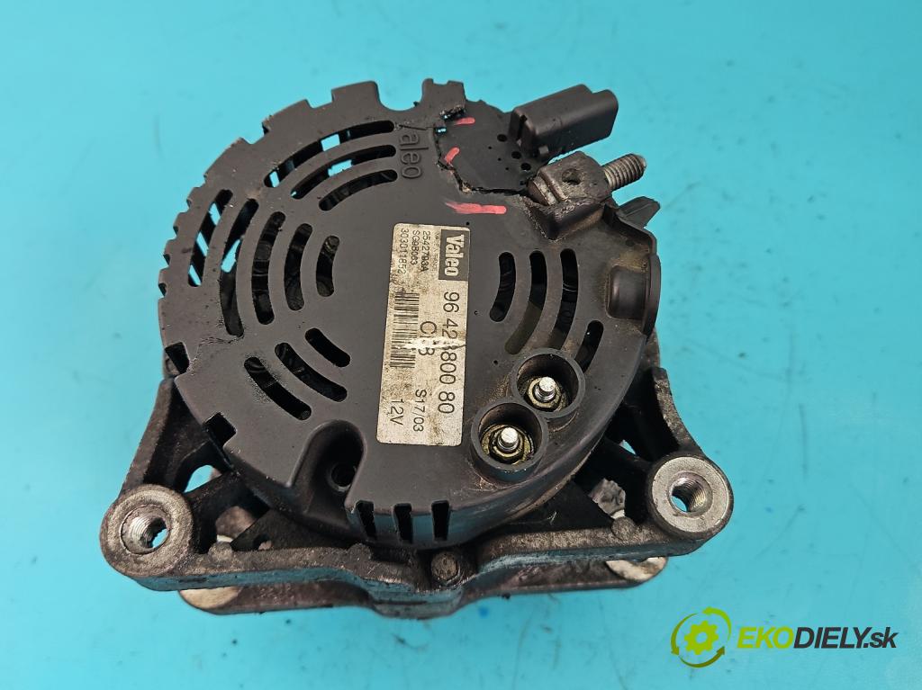 Fiat Ulysse II 2002-2010 2.0 16V 136 HP manual 100 kW 1997 cm3 5- Alternator 9642880080 (Alternátory)
