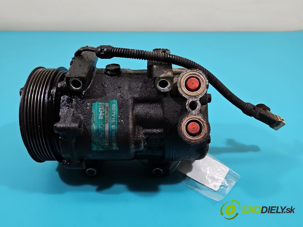 Fiat Ulysse II 2002-2010 2.0 16V 136 HP manual 100 kW 1997 cm3 5- Kompresor: klimatizácie 0597407245 (Kompresory klimatizácie)