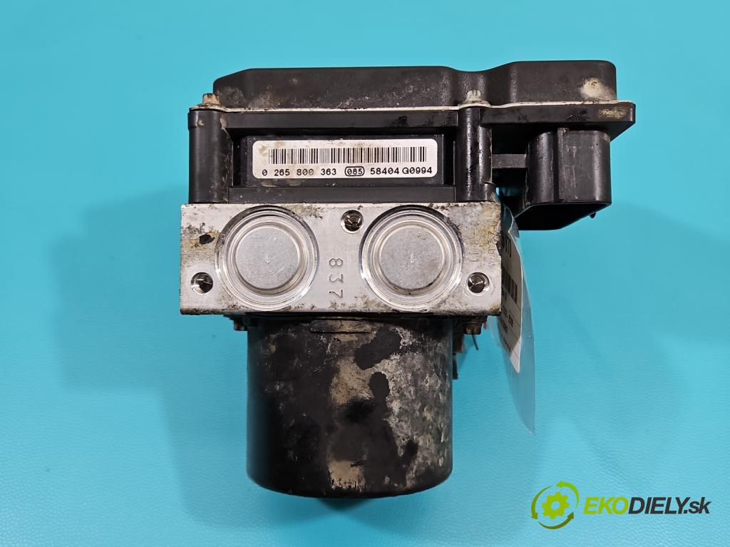 Seat Cordoba II 6L 2002-2008 1.4 16v 75 HP manual 55 kW 1390 cm3 4- čerpadlo abs 0265800363 (Pumpy ABS)