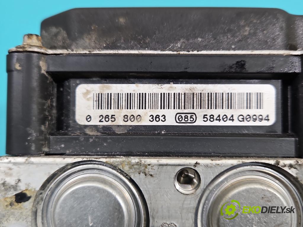 Seat Cordoba II 6L 2002-2008 1.4 16v 75 HP manual 55 kW 1390 cm3 4- čerpadlo abs 0265800363 (Pumpy ABS)