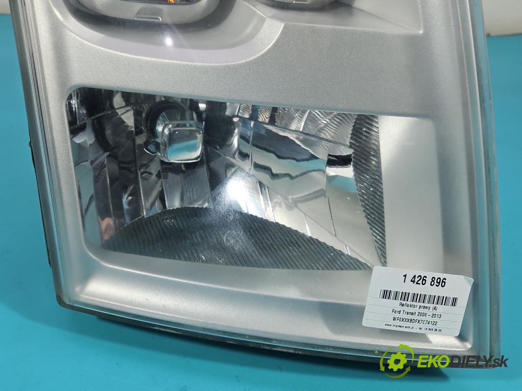 Ford Transit 2006-2013 2.2 tdci 131 HP manual 96 kW 2198 cm3 5- Reflektor: pravý  (Pravé)