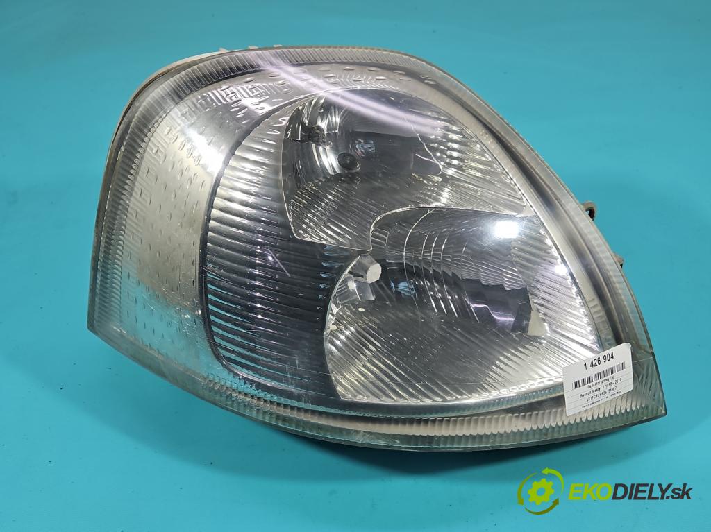 Renault Master II 1998-2010 2.5 dci 114 HP manual 84 kW 2463 cm3 5- Reflektor: pravý 8200163521 (Pravé)