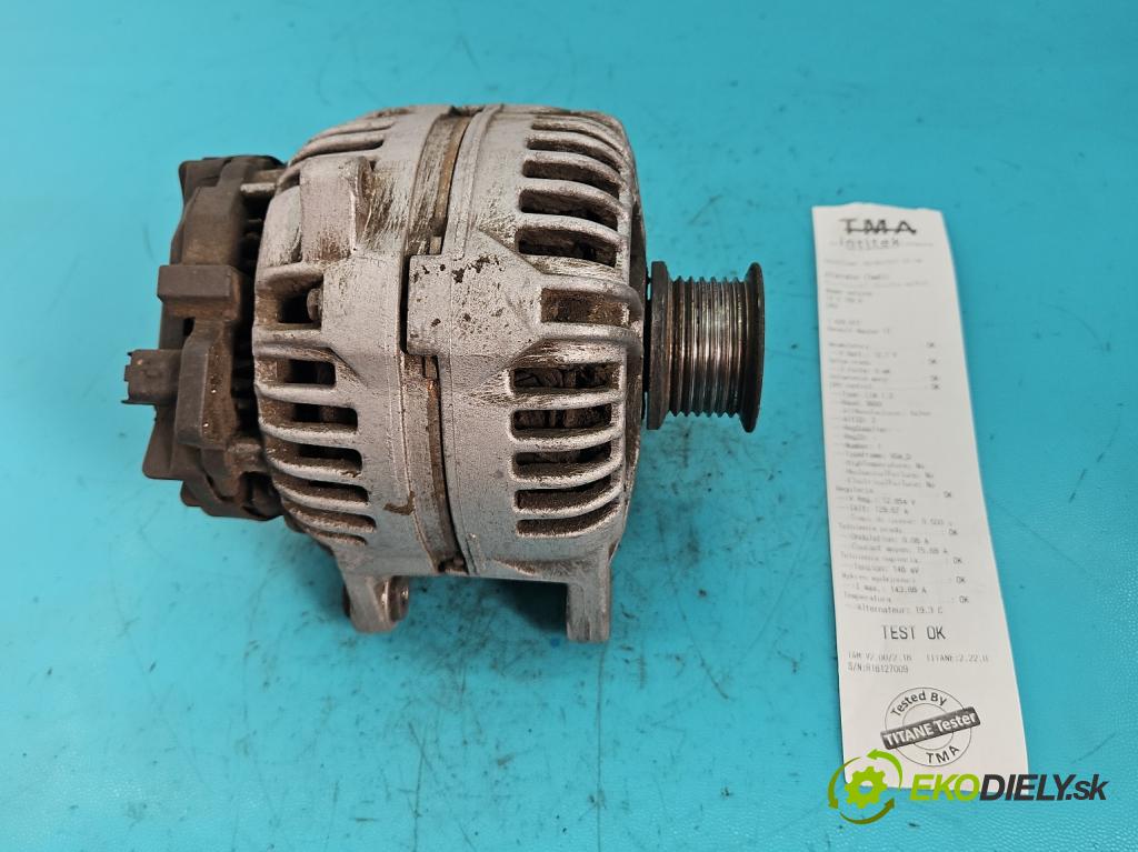 Renault Master II 1998-2010 2.5 dci 114 HP manual 84 kW 2463 cm3 5- Alternator 0124525044 (Alternátory)