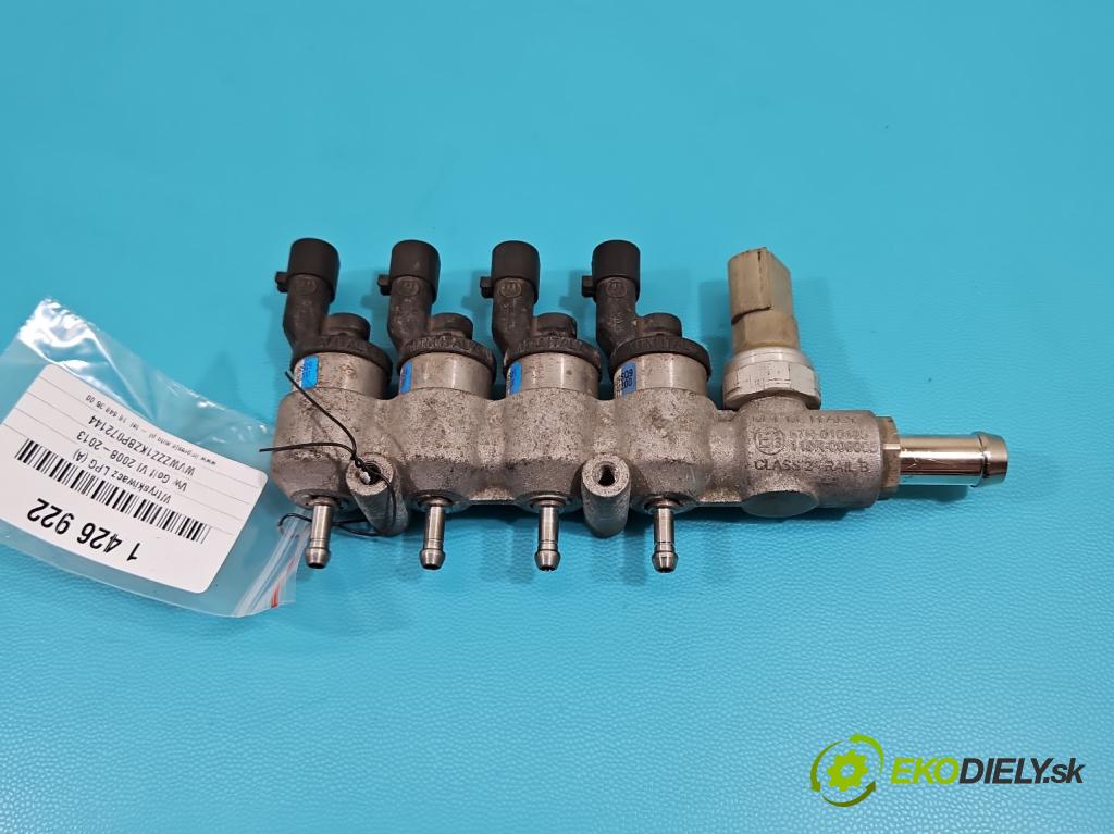 Vw Golf VI 2008-2013 1.4 TSI 122 HP manual 90 kW 1390 cm3 5- vstrek LPG BRC NIEBIESKIE