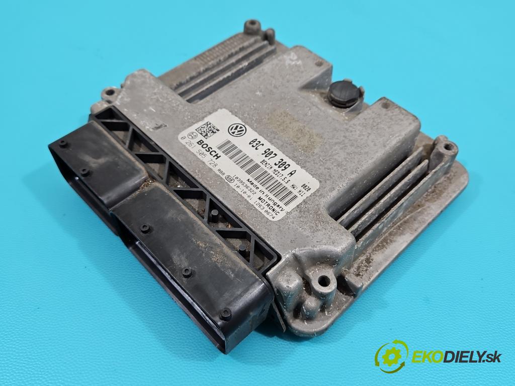 Vw Golf VI 2008-2013 1.4 TSI 122 HP manual 90 kW 1390 cm3 5- riadiaca jednotka motora 03C907309A