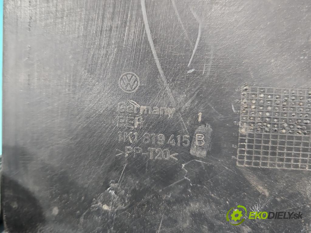 Vw Golf VI 2008-2013 1.4 TSI 122 HP manual 90 kW 1390 cm3 5- torpédo 1K1819415B (Torpédo (plast pod čelným sklom))