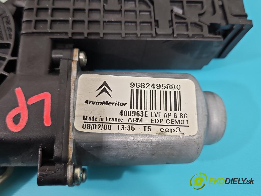 Citroen C4 Grand picasso I 2006-2013 1.6 HDi 109 hp automatic 80 kW 1560 cm3 5- mechanismus stahování přední levý 9682495880