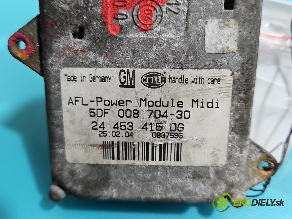 Opel Vectra C 2002-2008 2.0 T 175 HP manual 129 kW 1998 cm3 5- střídač: xenon 24453415DG (Riadiaca jednotka xenónu)