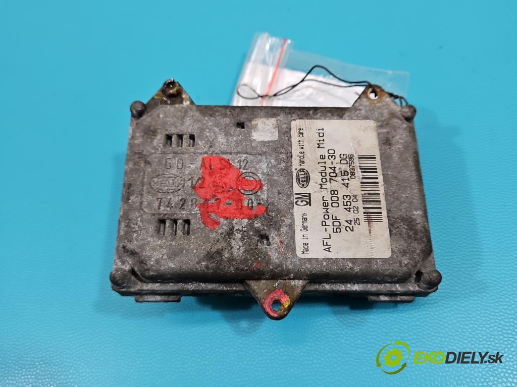 Opel Vectra C 2002-2008 2.0 T 175 HP manual 129 kW 1998 cm3 5- střídač: xenon 24453415DG (Riadiaca jednotka xenónu)