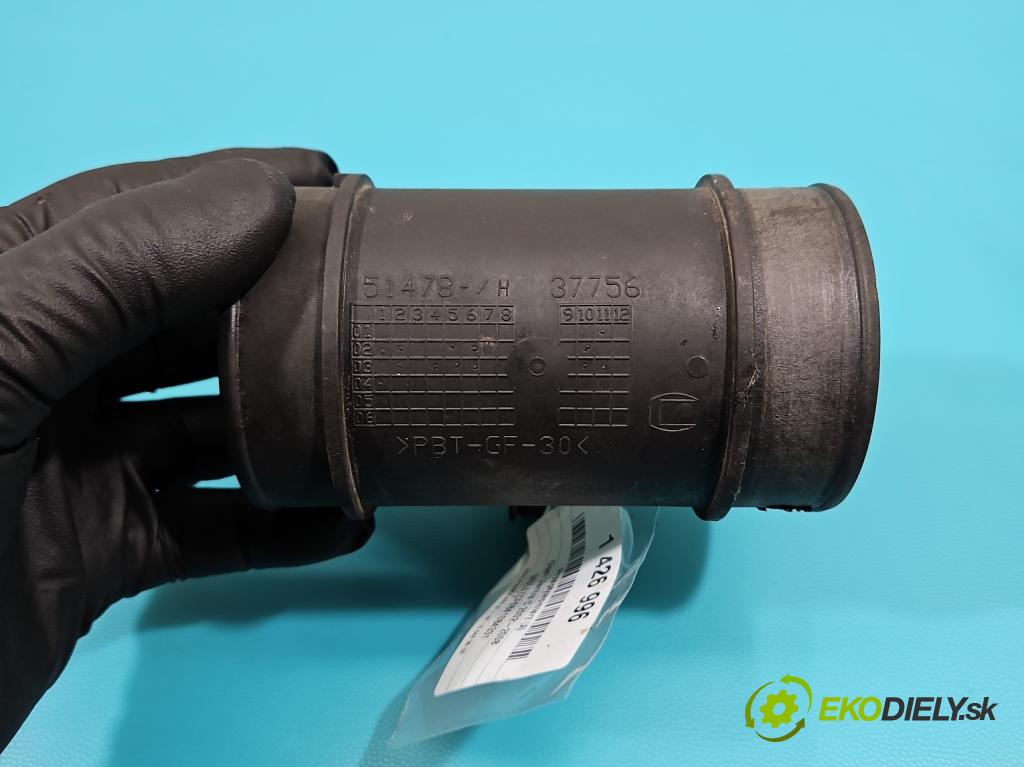 Opel Vectra C 2002-2008 2.0 T 175 HP manual 129 kW 1998 cm3 5- průtokoměr: AFH60M-18 (Váhy vzduchu)