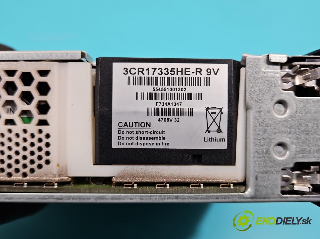 Citroen C5 II 2008-2017 2.0 HDi 136 HP automatic 100 kW 1997 cm3 5- Radio originál 96647951ZD