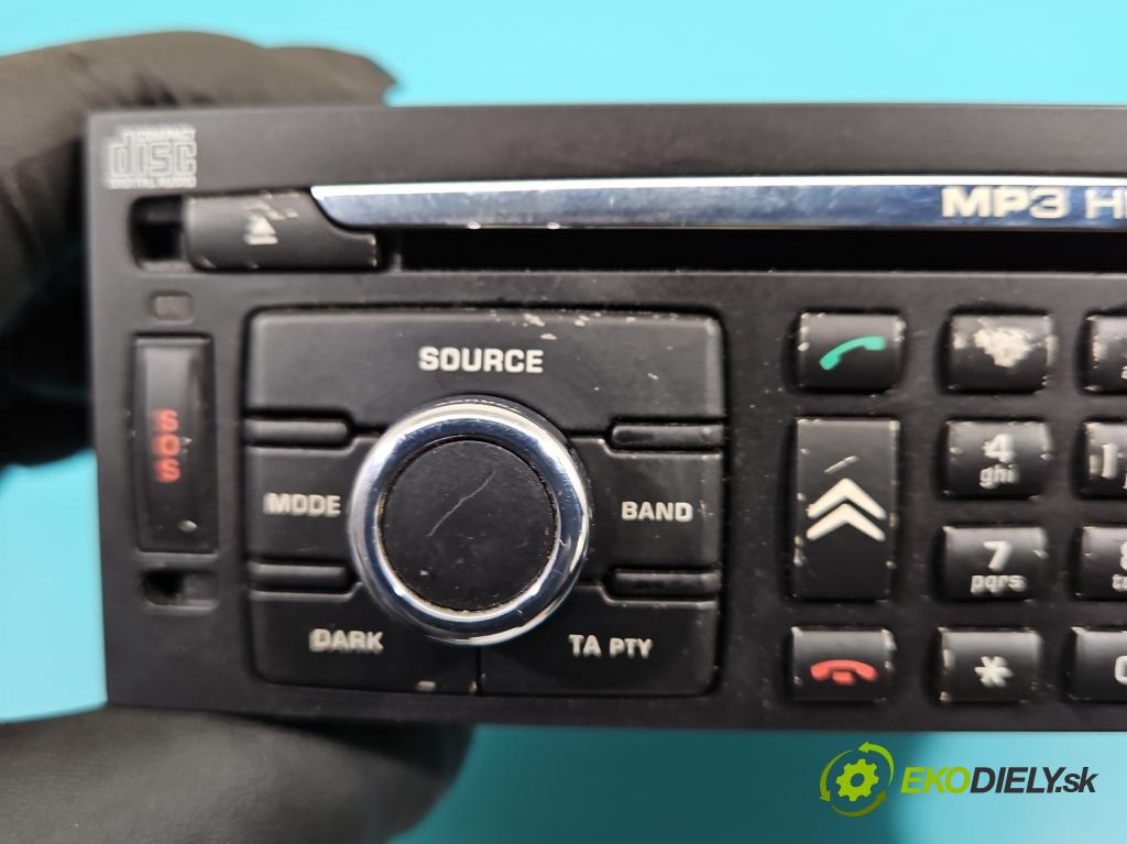Citroen C5 II 2008-2017 2.0 HDi 136 HP automatic 100 kW 1997 cm3 5- Radio originál 96647951ZD