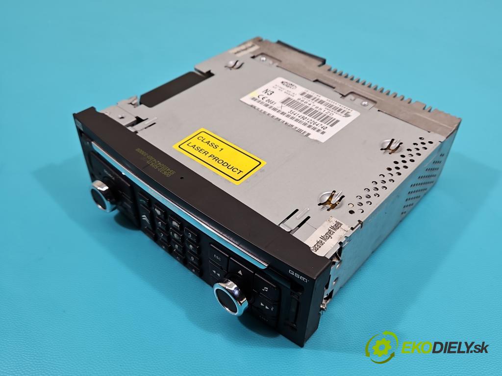 Citroen C5 II 2008-2017 2.0 HDi 136 HP automatic 100 kW 1997 cm3 5- Radio originál 96647951ZD