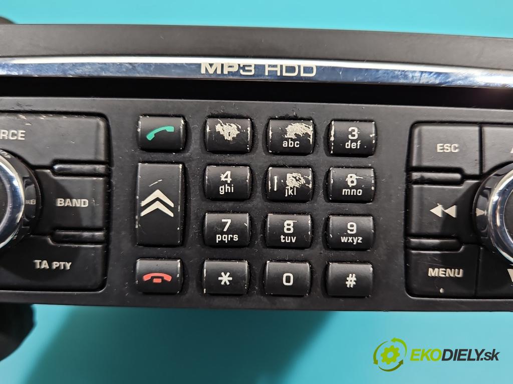 Citroen C5 II 2008-2017 2.0 HDi 136 HP automatic 100 kW 1997 cm3 5- Radio originál 96647951ZD