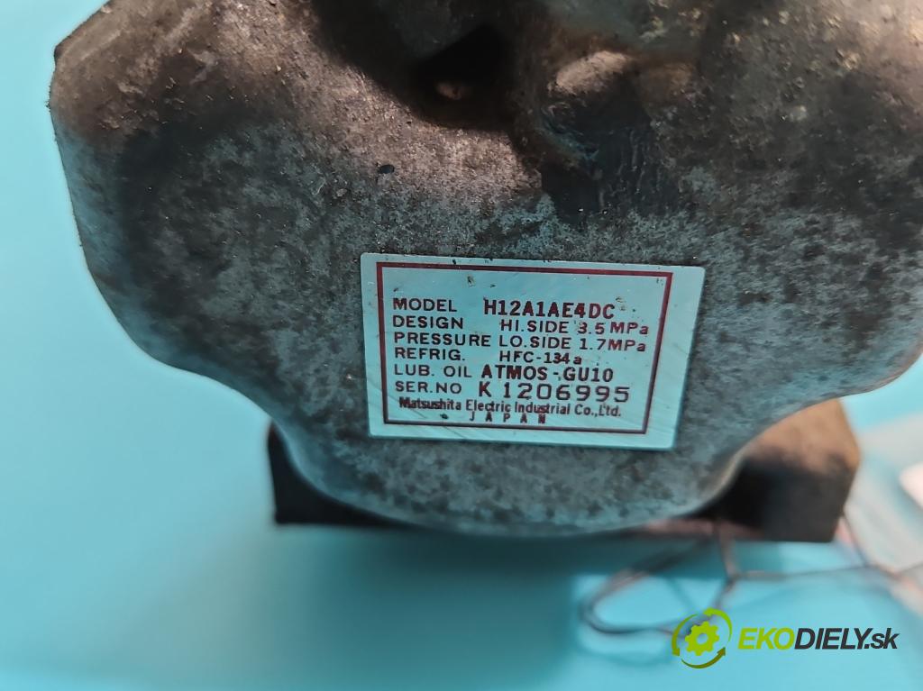 Mazda 5  2005-2010 2.0 citd 110 HP manual 81 kW 1998 cm3 5- Kompresor: klimatizácie H12A1AE4DC (Kompresory klimatizácie)