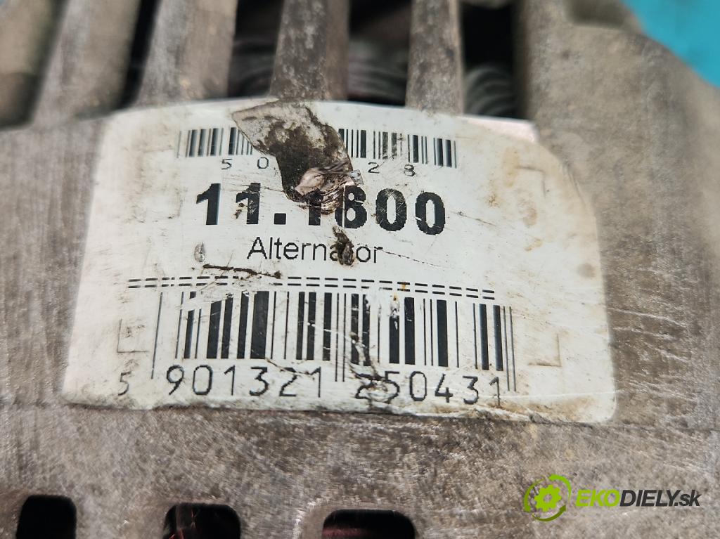 Toyota Yaris I 1999-2005 1.0 vvti 68 HP manual 50 kW 998 cm3 3- Alternator  (Alternátory)