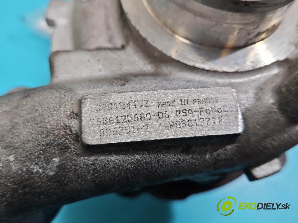 Citroen C4 II 2010-2017 1.6 HDi 111KM manual 82 kW 1560 cm3 5- Turbodmychadlo 806291-2 (Turbodúchadla (kompletní))