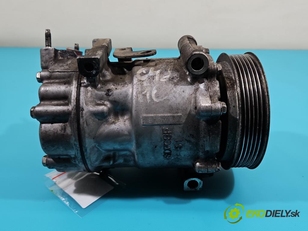Citroen C4 Grand picasso I 2006-2013 1.6 HDi 109 HP automatic 80 kW 1560 cm3 5- Kompresor: klimatizácie 9684432480 (Kompresory klimatizácie)