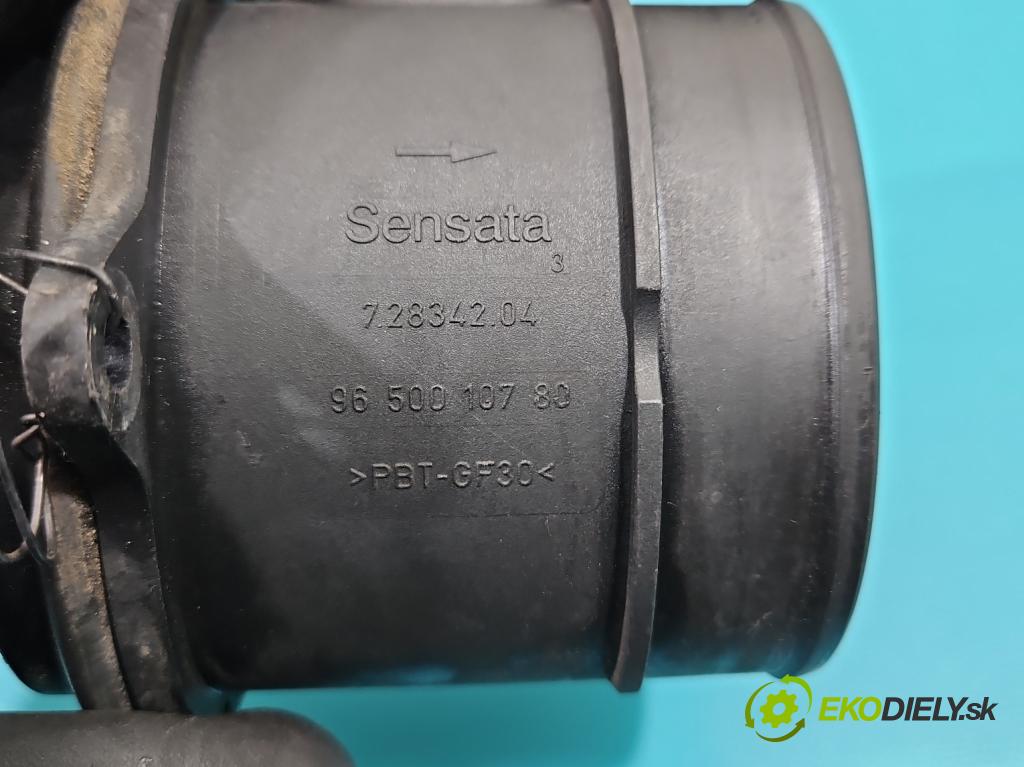 Citroen C4 Grand picasso I 2006-2013 1.6 HDi 109 HP automatic 80 kW 1560 cm3 5- průtokoměr: 9650010780 (Váhy vzduchu)