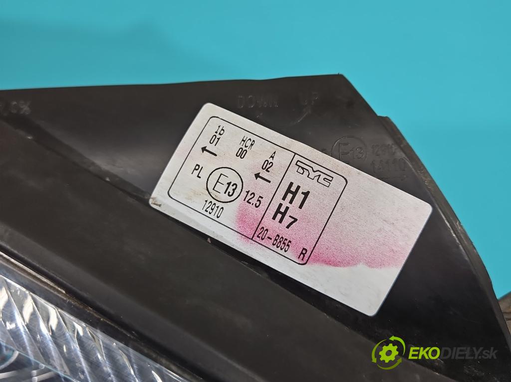 Kia Ceed I 2006-2012 1.6 crdi 90 HP manual 66 kW 1582 cm3 5- Reflektor: pravý  (Pravé)