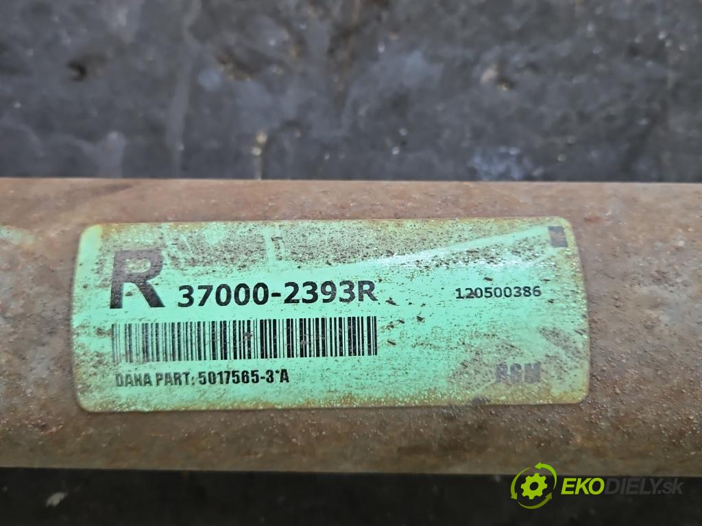 Renault Koleos I 2008-2016 2.0 dci 150 HP manual 110 kW 1995 cm3 5- Hřídel: zadné 37000-2393R (Kardaňový hriadeľ)
