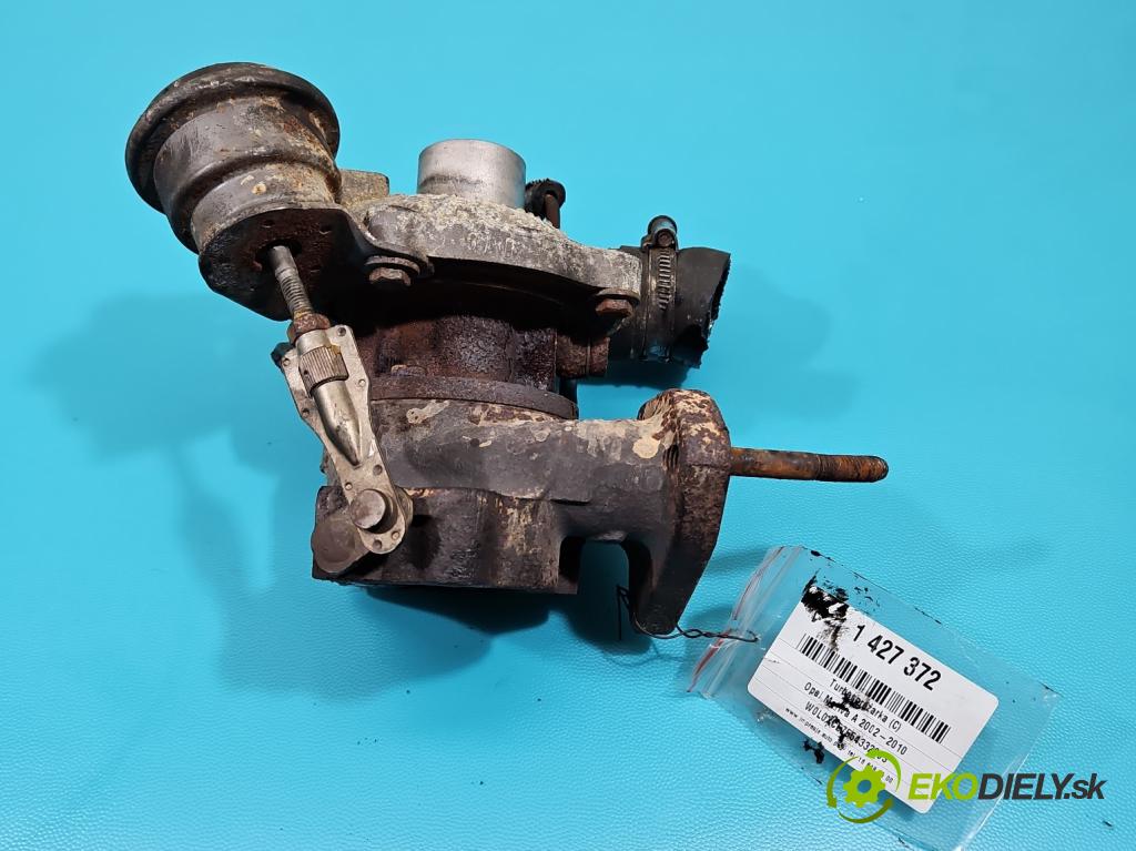 Opel Meriva A 2002-2010 1,3.0 cdti 69KM  51 kW 1248 cm3 5- Turbodmychadlo 54359880006 (Turbodúchadla (kompletní))