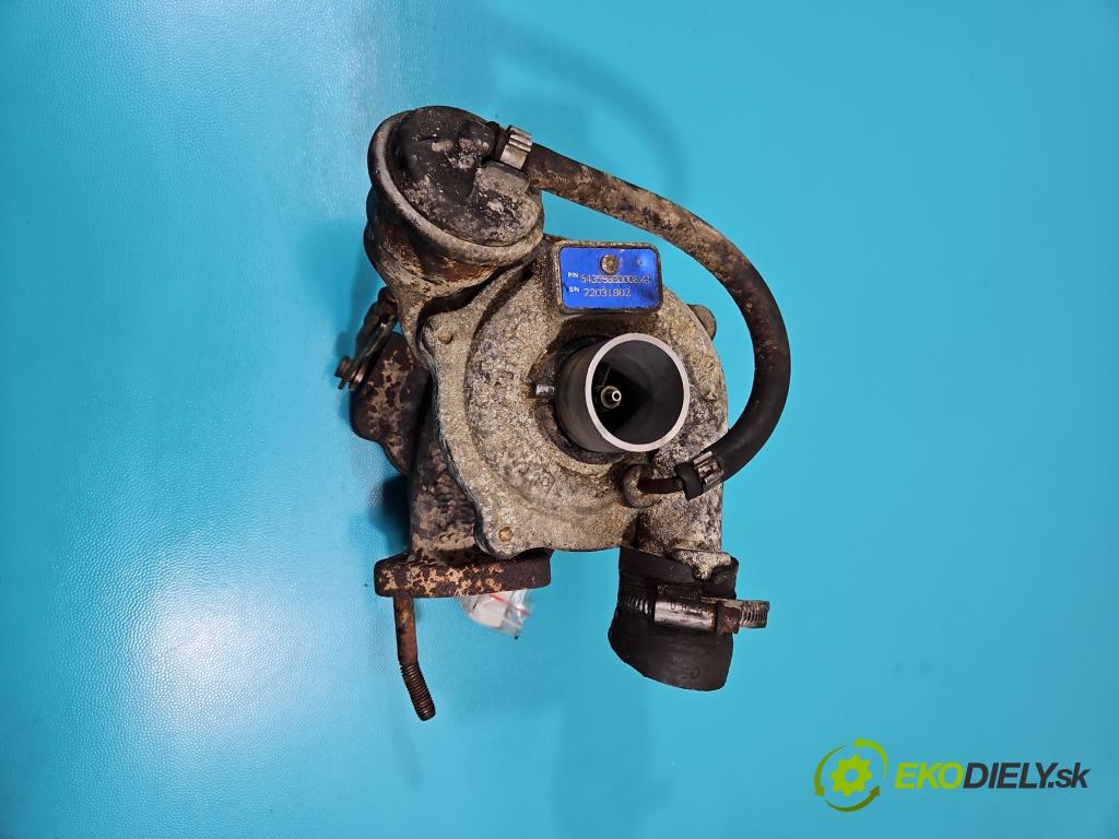Opel Meriva A 2002-2010 1,3.0 cdti 69KM  51 kW 1248 cm3 5- Turbodmychadlo 54359880006 (Turbodúchadla (kompletní))