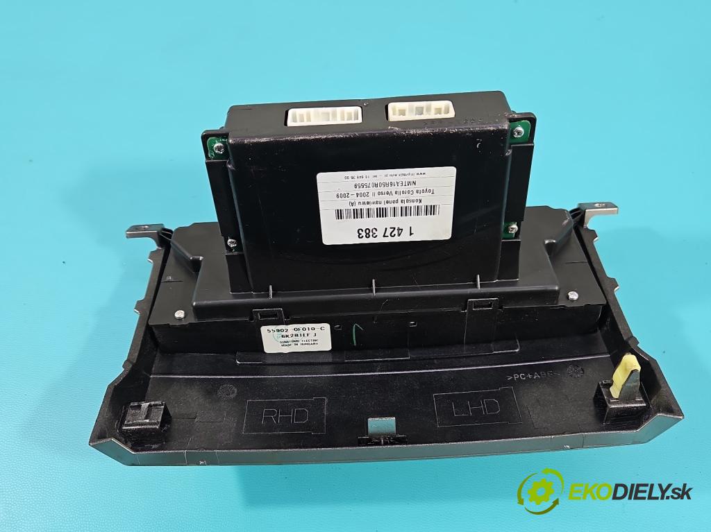 Toyota Corolla Verso II 2004-2009 2.2 D4D 136 HP manual 100 kW 2231 cm3 5- panel kúrenia 55902-0F010-C