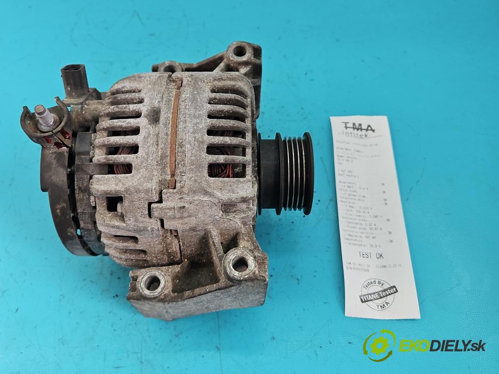 Opel Vectra C 2002-2008 2.0 T 175 HP manual 129 kW 1998 cm3 5- Alternator 0124425019 (Alternátory)