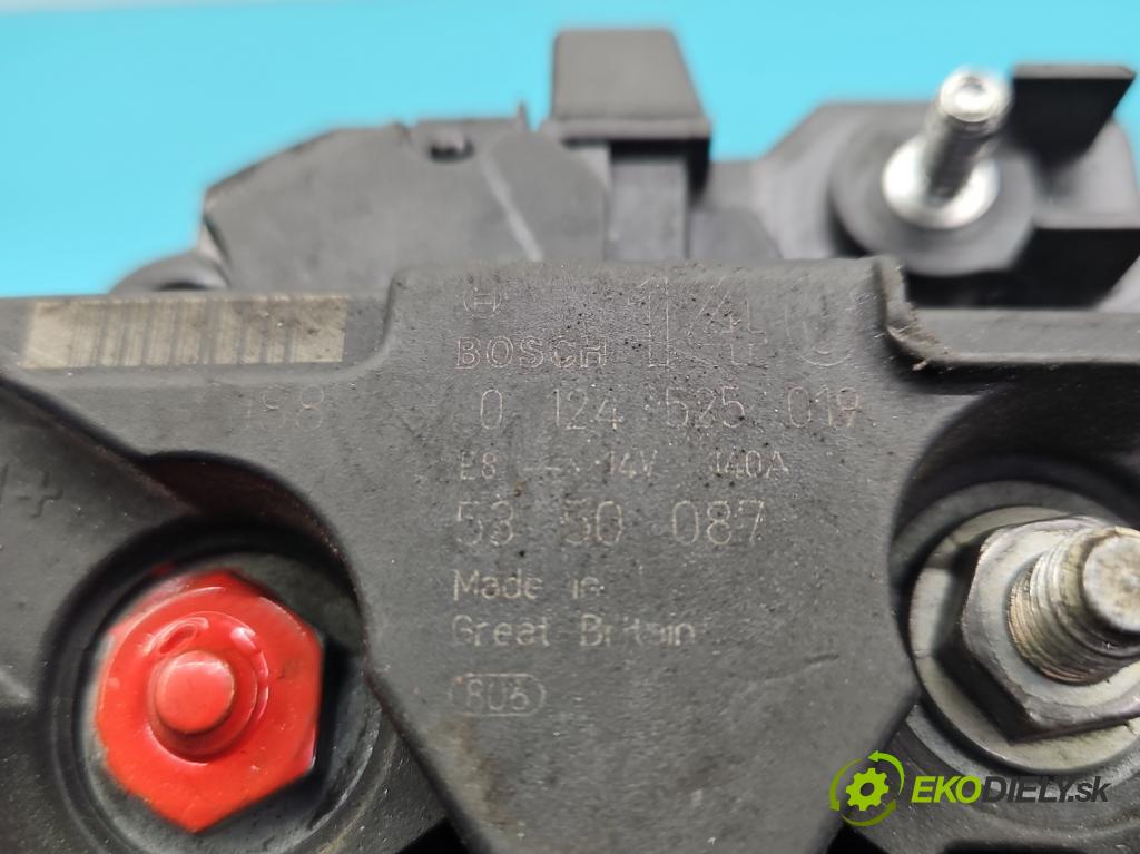 Opel Vectra C 2002-2008 2.0 T 175 HP manual 129 kW 1998 cm3 5- Alternator 0124525019 (Alternátory)