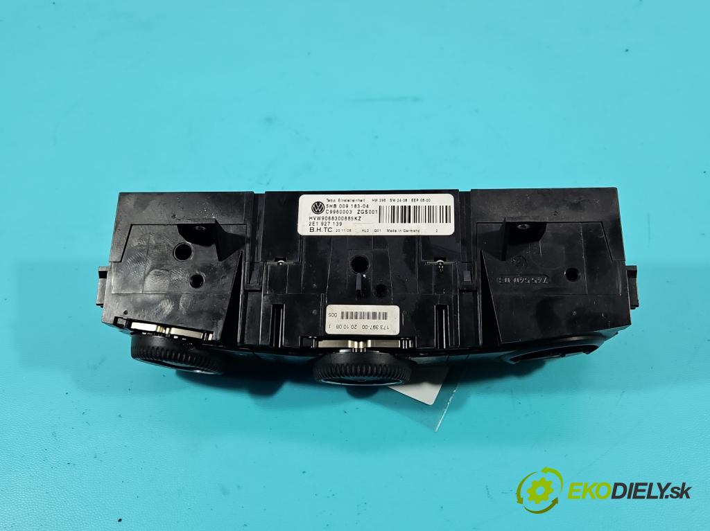 Vw Crafter 2006-2016 2.5 tdi 163 HP manual 120 kW 2461 cm3 5- panel kúrenia 2E1927139