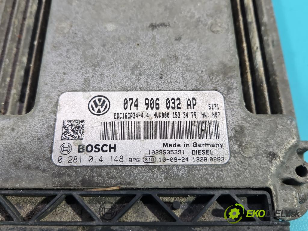 Vw Crafter 2006-2016 2.5 tdi 163 HP manual 120 kW 2461 cm3 5- riadiaca jednotka motora 074906032AP