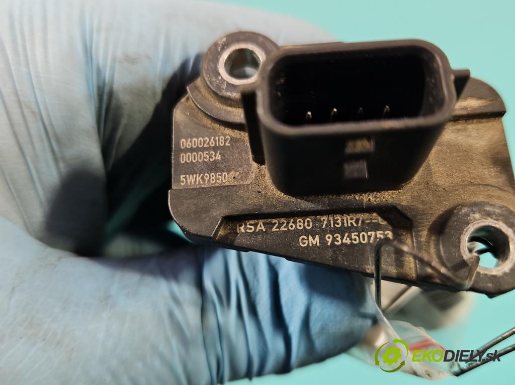 Nissan X-trail III T32 2013-2021 1.6 dci 131 HP manual 96 kW 1598 cm3 5- průtokoměr: 5WK9850 (Váhy vzduchu)