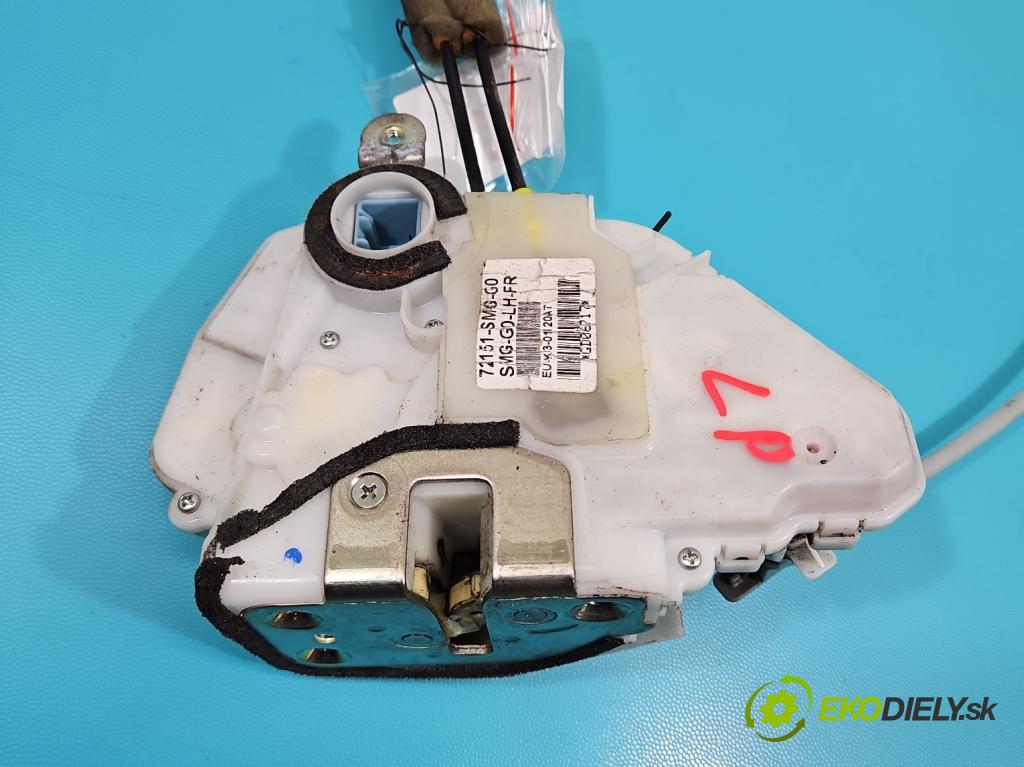 Honda Civic VIII 2006-2011 1,4.0 16v (i-DSI 83 hp manual 61 kW 1339 cm3 5- zámek přední levý 72151-SMG-G0