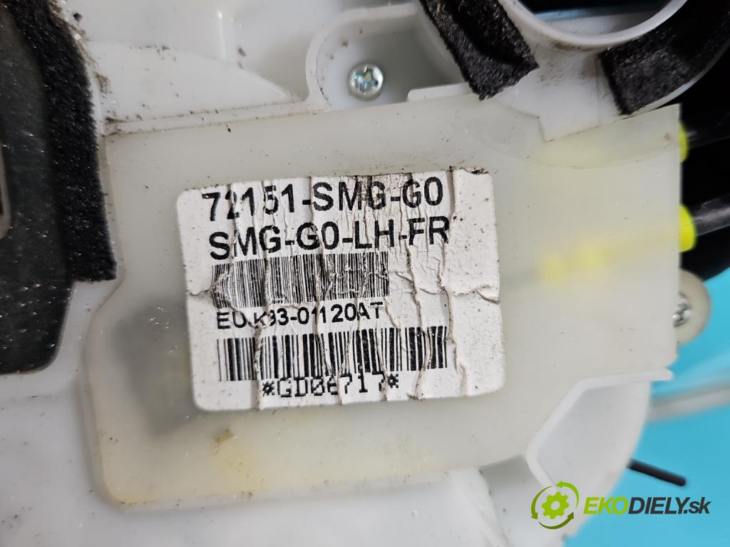 Honda Civic VIII 2006-2011 1,4.0 16v (i-DSI 83 hp manual 61 kW 1339 cm3 5- zámek přední levý 72151-SMG-G0