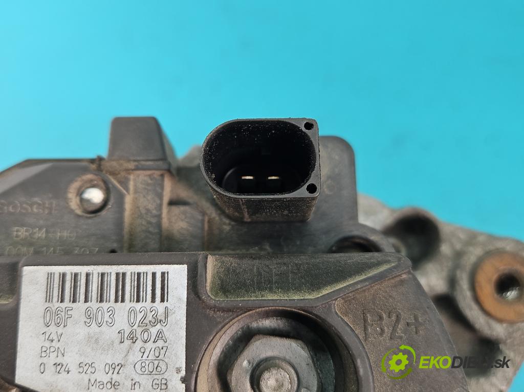 Audi A4 B7 2004-2008 2.0 TDi 170 HP manual 125 kW 1968 cm3 5- Alternator 06F903023J (Alternátory)
